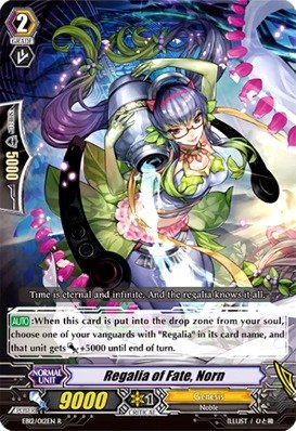 Cardfight!! Vanguard TCG - Regalia of Fate, Norn (EB12/012EN) - Extra Booster Pack 12: Waltz of the Goddess