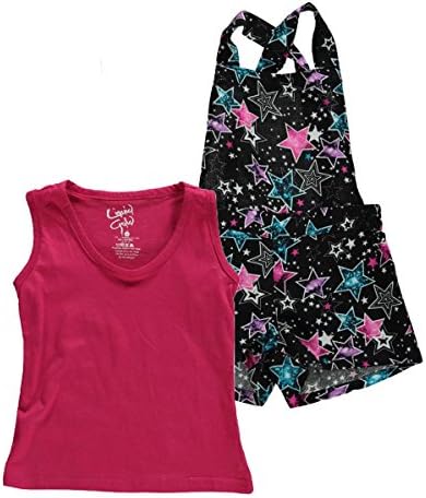 Liquid Gold Girl Little Girls' "Cosmic Star" 2-Piece Outfit - black, 4