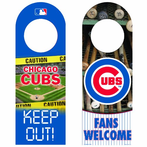 MLB Chicago Cubs Wood Door Hanger