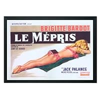 Contempt Poster Spanish 27x40 Brigitte Bardot Jack Palance Fritz Lang