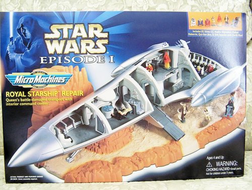 Star Wars Episode I MicroMachines Playset - Royal Starship Repair