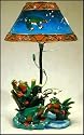 Frogs Candle Lamp with Metal Shade (AC)