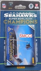 Seattle Seahawks 2013 2014 Super Bowl XLVIII Champions Limited Edition Factory Sealed 18 Card Set Made By Panini