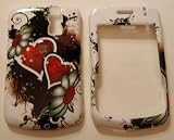New Graffiti Double Heart Art Blackberry Curve 8300 8330 Cell Phone Case Cover