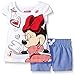 Disney Girls' 2 Piece Minnie Top And Chambray Short