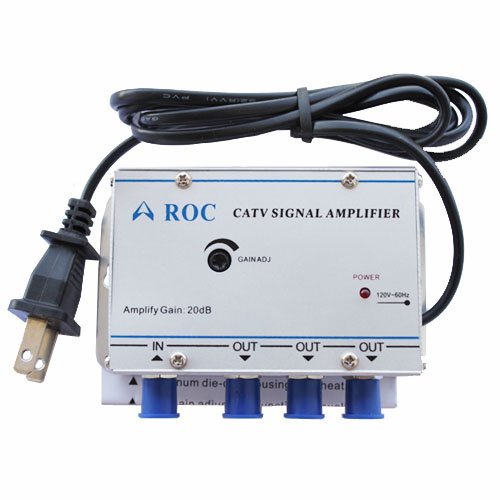 CABLE TV CATV AMPLIFIER SIGNAL UHF (up to 862MHz) VHF DVR HDTV DIGITAL AMPLIFIER INTERNET MODEM BOOSTER INTERNET AMP