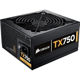 Corsair CMPSU-750TXV2UK Enthusiast Series TX750 V2 High Performance 750W Power Supply