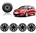 Auto Pearl - Premium Quality Car Full Caps Black 15inches Wheel Cover For - Volkswgen Polo RS.1449.00