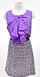 Kate Spade African Violet Silk-Tweed Cloey Dress