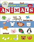 Draw + Learn: Animals (My First Activity Books)