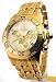 Invicta Men's 3213 Lupah Collection 23k Gold-Plated WatchDiver Chronograph Watch