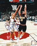 Autographed/Hand Signed 8x10 Photo Raef Lafrentz Denver Nuggets