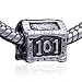 Pandora Style Bead Small Box European Charm Bead Plated...