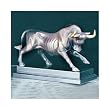Raging Bull, Solid Brass Sculpture