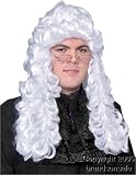Adult Barrister Judge Costume Wig