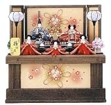 ひな人形 5人飾り コンパクト 収納飾り 1392 雛人形