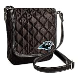 Carolina Panthers Quilted Purse, Black