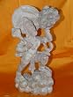 Hanuman Statue Carrying Mountain of Herbs Carved Idol Stone Sculpture 12"