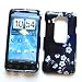 HTC EVO 3D (Sprint) Snap On Protector Hard Case "Midnight Flowers" Design
