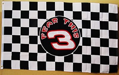 Dale Earnhardt Fear This #3 Flag 3' x 5' Indoor Outdoor Banner