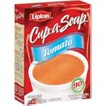 Lipton Cup-A-Soup Tomato, 4-Count Pouches per Box (Pack of 12)