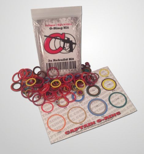 Azodin KAOS / ATS / ATS+ - Color Coded 3x Oring Rebuild Kit