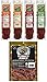 Buffalo Bills 15-Piece Beef Jerky & Beef Stick Sampler Black Velour Wine Gift Bag (15 mixed packs)