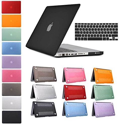 UC Macbook Retina Display 13-inch Black Crystal Hard Shell Clip Snap-on Case for Apple Macbook Pro 13" with Retina Display - Fits Model A1425 / A1502