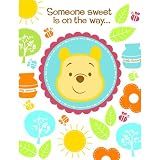 Disney Pooh Little Hunny Bunny Baby Shower Invitations (8 count) Party Accessory