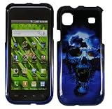 Hard Blue Skull Case Cover Faceplate Protector for Samsung Vibrant Galaxy S ....