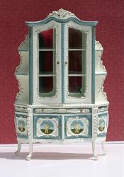 SALE!!! Miniature Handpainted Angel's Cabinet
