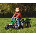 Kids John Deere Farm Tractor with Trailer