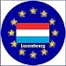 Luxembourg Flag-A4 Sheet of 12 Gloss Stickers