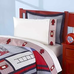 Fireman Twin Sheet Set