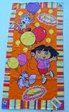 Dora the Explorer and Boots Havin a Party Una Fiesta Beach Towel