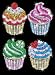 KSG Sequin Art Cupcake
