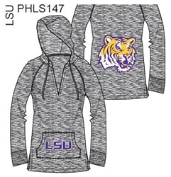 LSU - Burnout Pullover Hoody