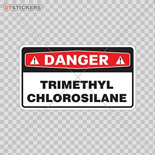 Decal Safety Sign Trimethylchlorosilane Color Print (3 X 1.7 Inch) A8c89 Size: 5 X 2.8 Inches Vinyl color print
