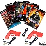 Guncon 2 Playstation 2 Collection: Resident Evil: Dead Aim, Vampire Night, Time Crisis 2, Time Crisis 3, Crisis Zone and 2 Guncon Controllers)