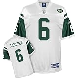 Reebok New York Jets Mark Sanchez Premier White Jersey Large