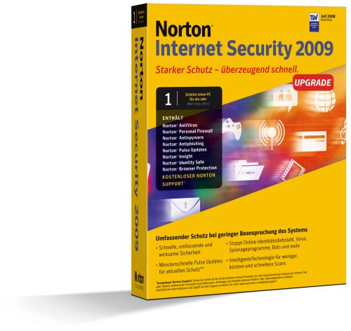 Norton Internet Security 2009 1 Benutzer - Upgrade - deutsch*