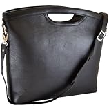 Alicia Klein-Mezzaluna-Laptop Brief-Black