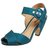 Pink Studio Women's Bradshaw Peep Toe Heel,Turquoise,9 M US