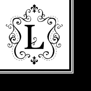 Monogram Luncheon Napkin - L