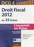 Acheter livre Travail : Droit fiscal DCG 4 – 2012 – 4e édition – en 35 fiches