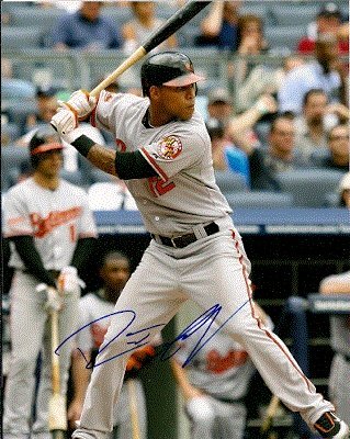 Autographed/Hand Signed 8x10 Photo Robert Andino Baltimore Orioles