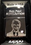 Zippo Custom Lighter - Ron Paul Revolution Political Politics Independent President Presidential Candidate Logo High Polish Chrome Rare!