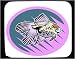 Mouse Pad with guppy, fancy, multi-colored