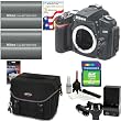 Nikon D90 DX 12.3MP Digital SLR Camera Body + Two (2) Nikon EN-EL3e Batteries + Two (2) Transcend 4GB Memory Card + Naneu SLR System Gadget Bag + 3-Year Extended Digital SLR Warranty + Willoughbys Bonus Kit