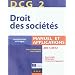DCG 2 - Droit des soci�t�s 2011/2012 - 5e �d. - Manuel et applications, questions de cours corrig�es